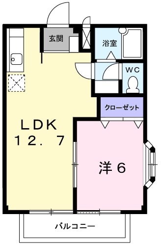 アネックス加藤Bの間取り