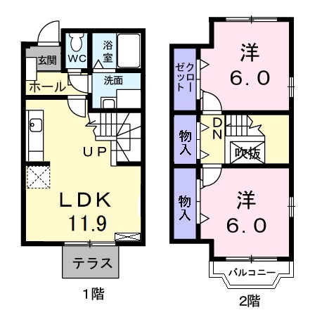 エスペランサBの間取り