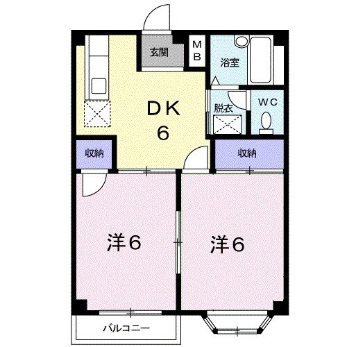 グリーンパレス恩田の間取り