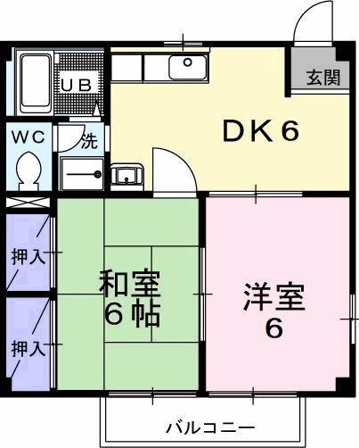 グリーンアヴェニューの間取り