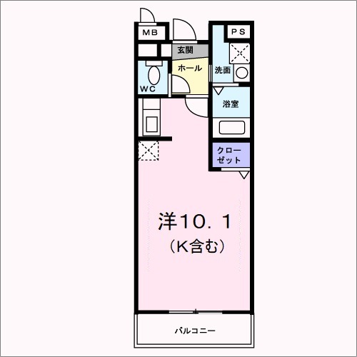 コートライブリーNⅡの間取り