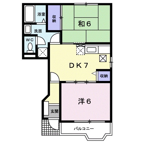 フォレステージAの間取り