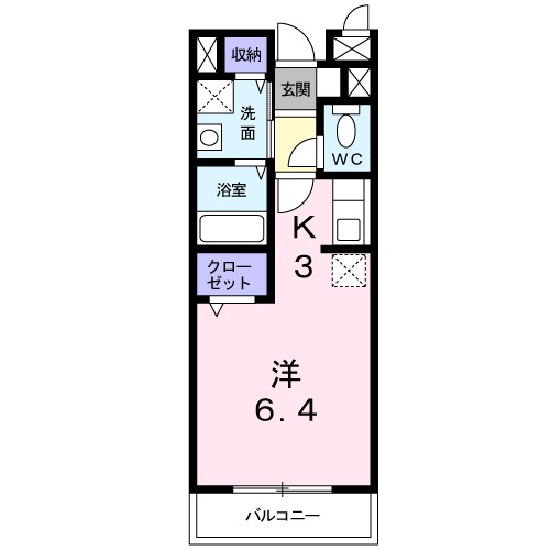 コガネハラーゼ・ナミキの間取り