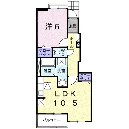 ブリリアント Kの間取り