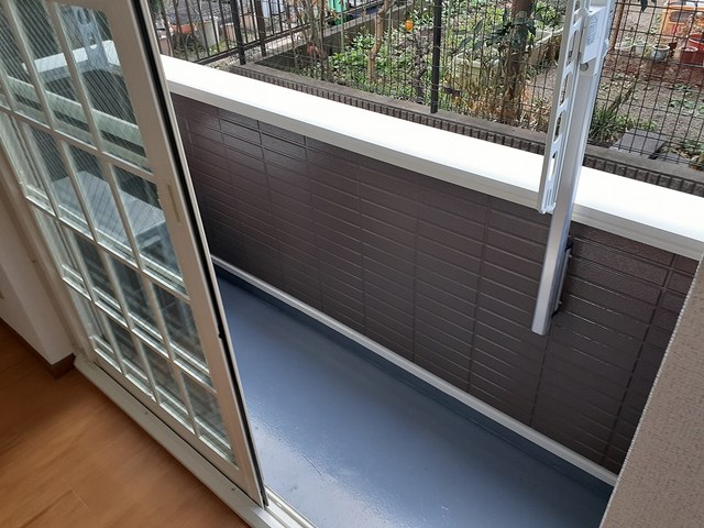 12/24 バルコニー