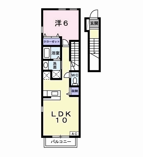 アヴェニール ロジュマンの間取り