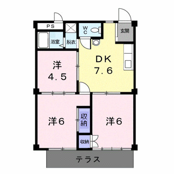 ハウジングすずかの間取り