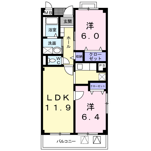 Good Hillの間取り