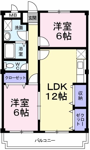 マリッチ小谷の間取り
