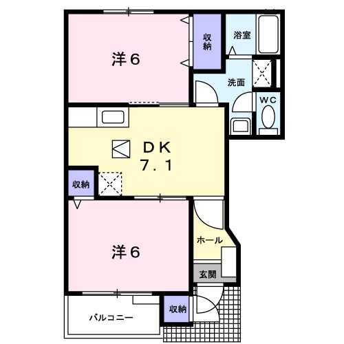 セレーノ1の間取り