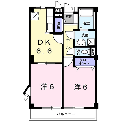 アネックス久我の杜Ⅲの間取り
