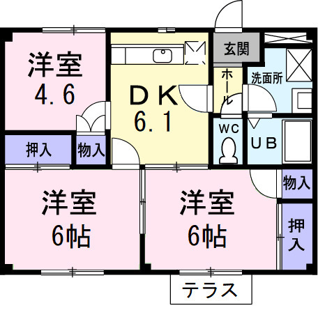 ロマニー華の間取り