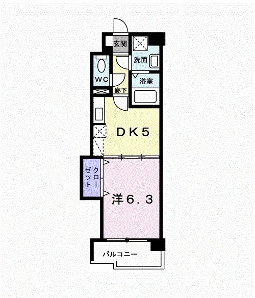 アンソレイエの間取り