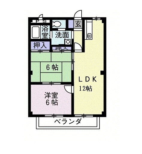 レジデンス三幸の間取り