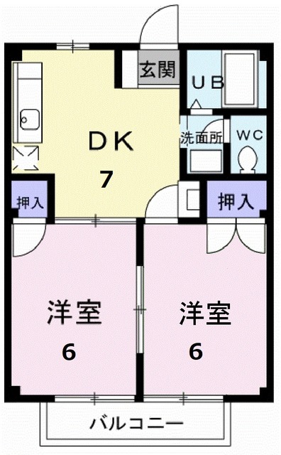 パサーナわかまつの間取り