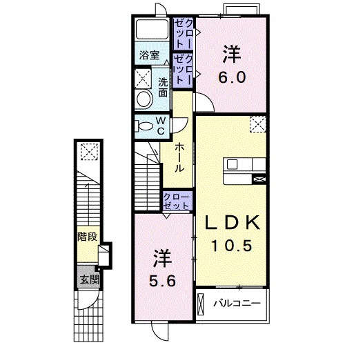 ジェルメ四宮の間取り