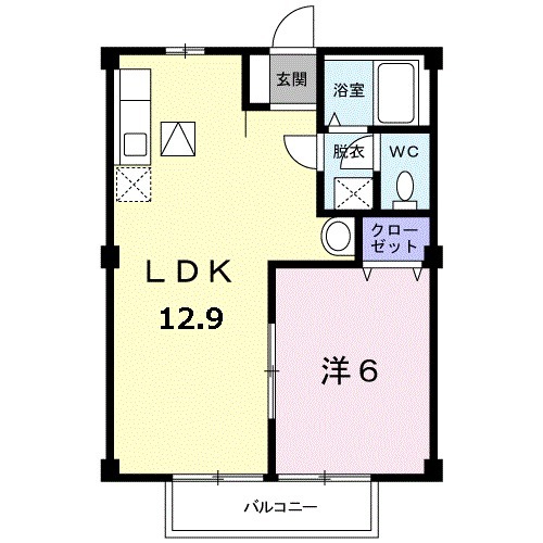 ファミール小杉Ⅱの間取り