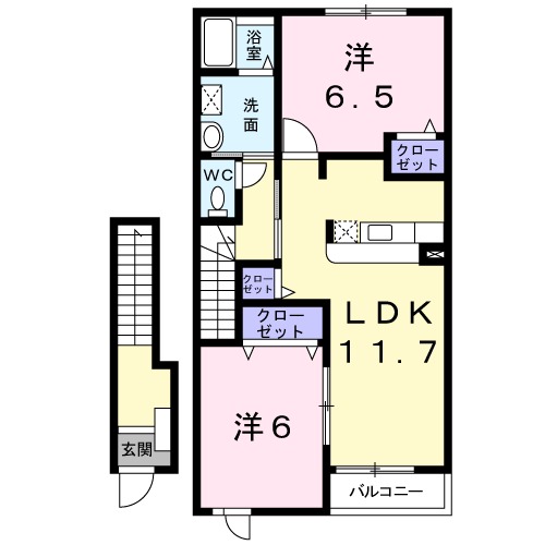 サンリットⅡの間取り