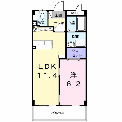 クール グラン ヒガの間取り