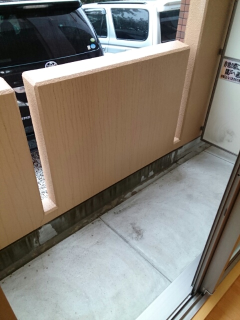 12/24 バルコニー