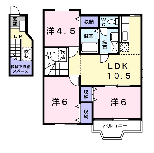 グレース クレストⅡの間取り
