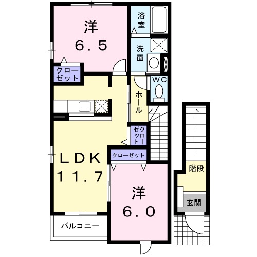 カプリの間取り
