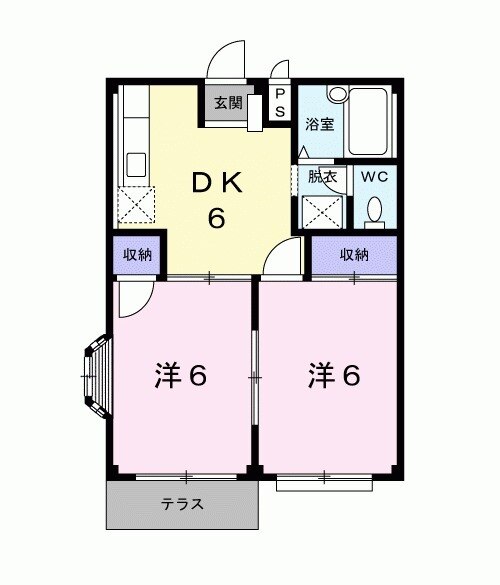 エルディムSの間取り