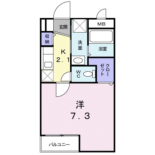 リバーサイドメゾン荒牧の間取り