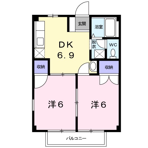 ファンタジアⅠの間取り