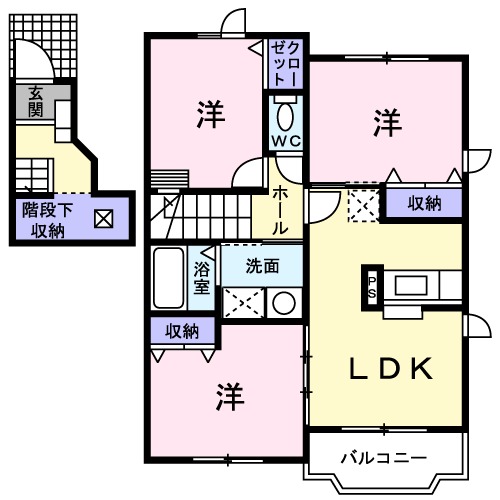 メルヴェイユの間取り