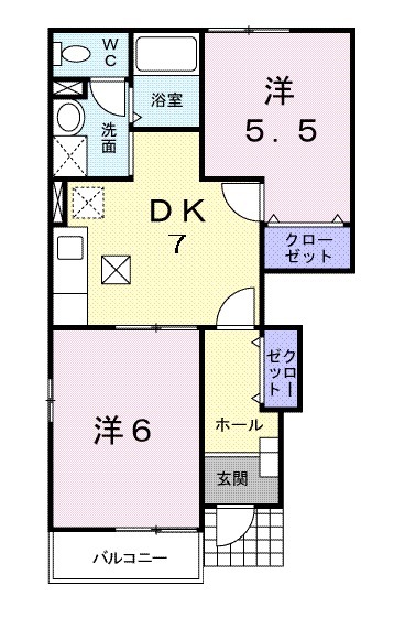 アヴニールⅩの間取り