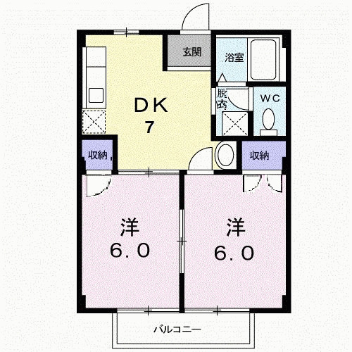 トラッド内田3の間取り