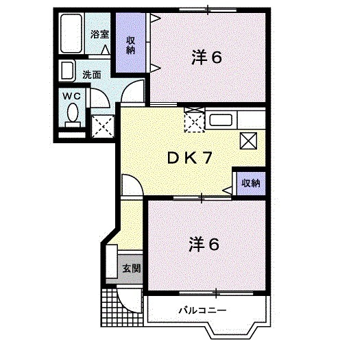 ヴィレッジ諏訪の間取り