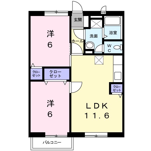 モンヴェールの間取り