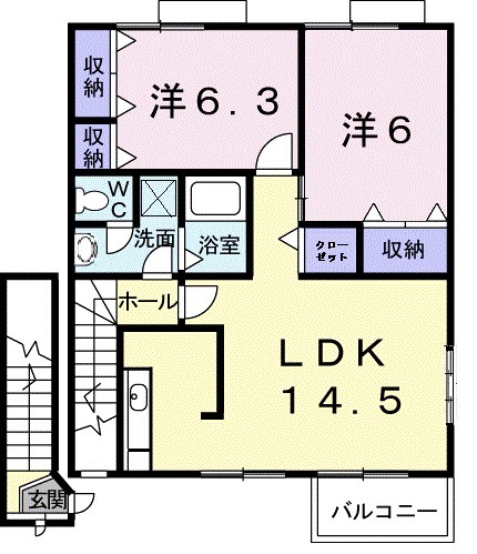 Illusionの間取り