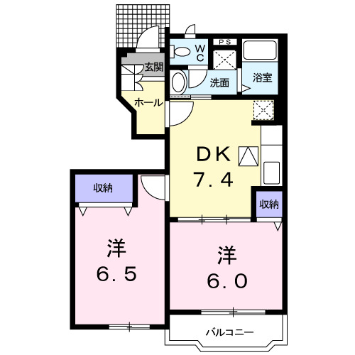 サンライズヒルⅠの間取り