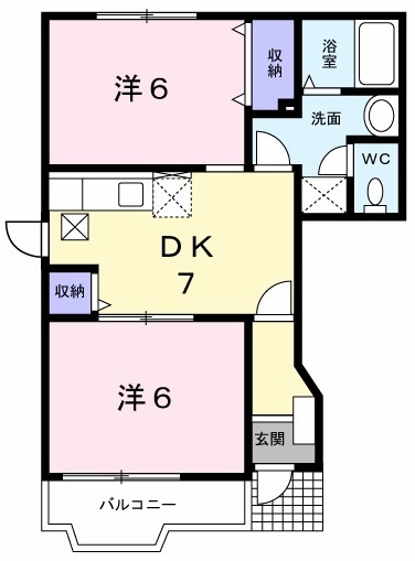 グロースベルクBの間取り