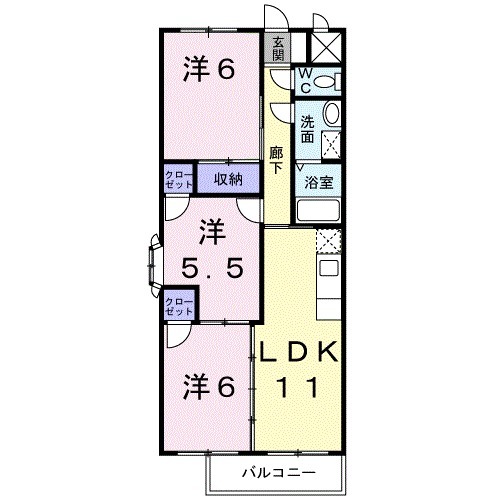メゾン・ジオーヌの間取り