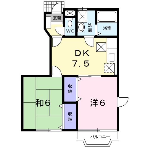 シャトー・ノ-ルⅠの間取り