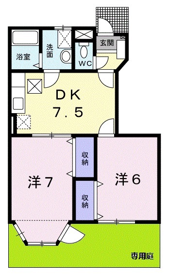 ラ・プレーヌの間取り