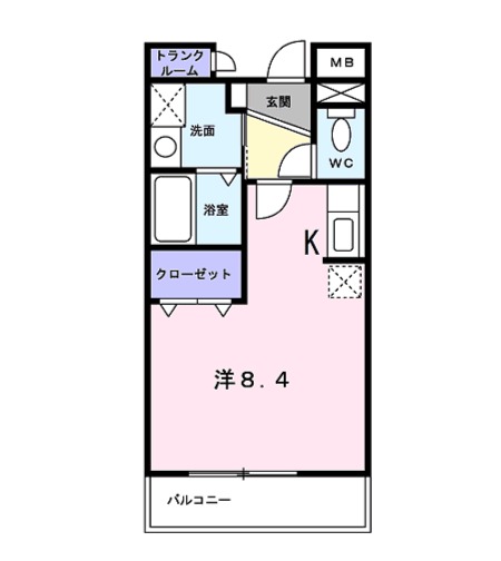 ジェルメ伏見の間取り