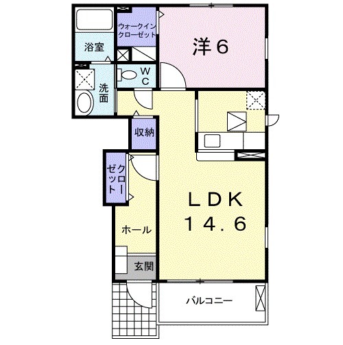 グランモデッサBの間取り