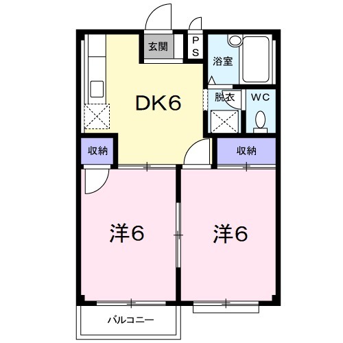 メゾンプルミエール1の間取り