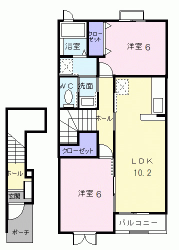クレセントの間取り