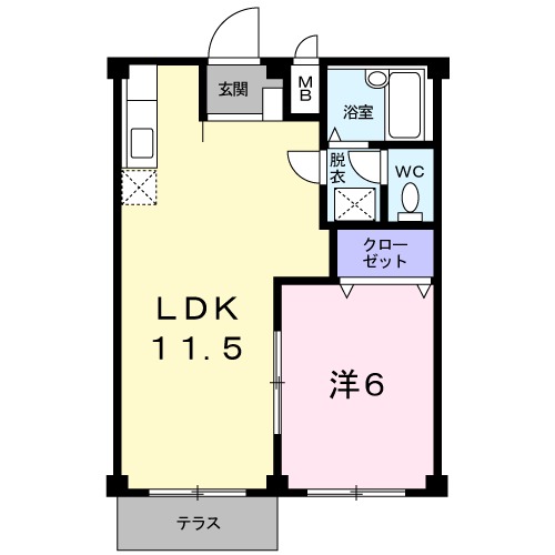 エルディムアングルワの間取り