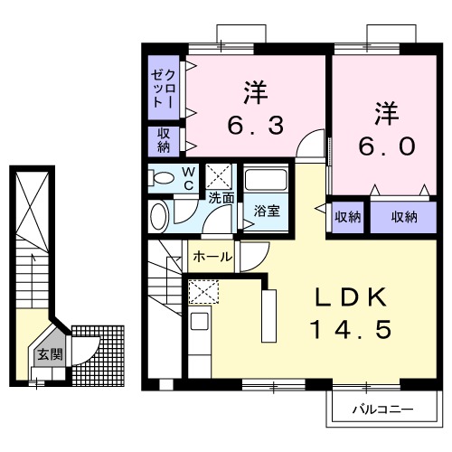 プリマヴェラの間取り