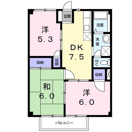ドヌールアンの間取り