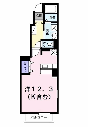 プリートボニータⅡの間取り