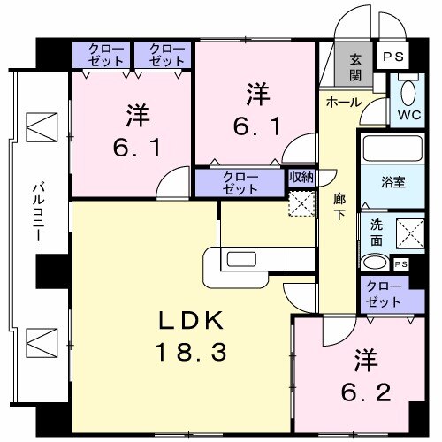 メゾン シリウスの間取り