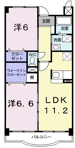 グランディ 東所沢の間取り